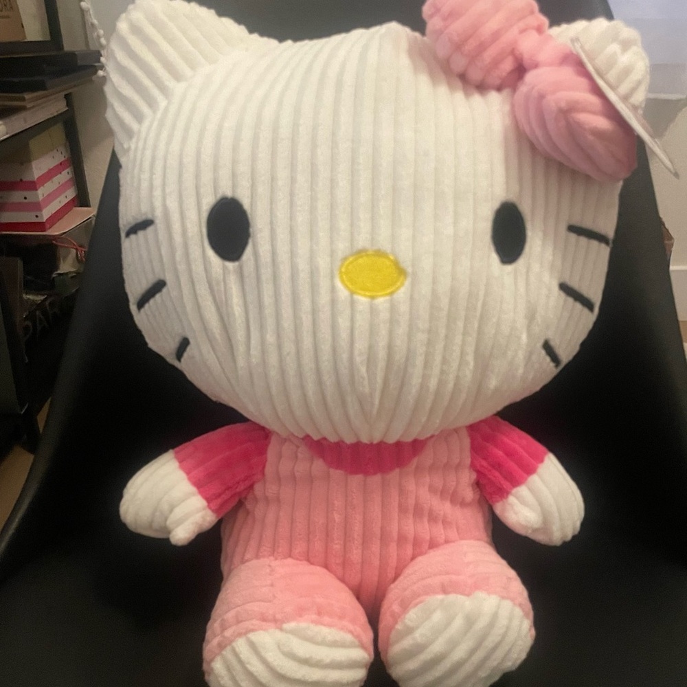 Hello Kitty Plush with Pink Outfit and Bow